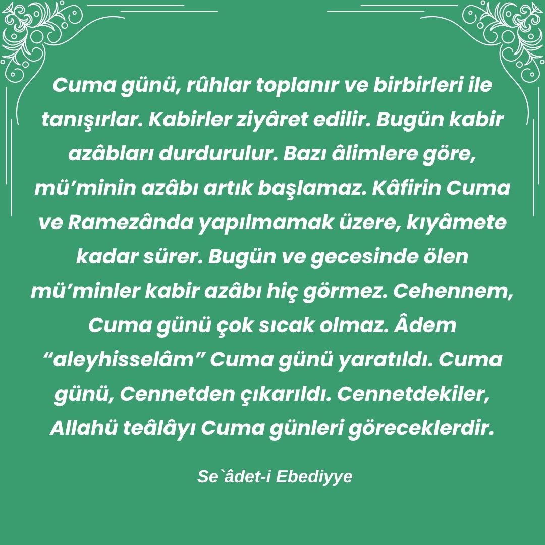 Cuma Gününün Önemi (8)